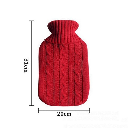 Load image into Gallery viewer, 2000ml Large Knitted Hot Water Bag Cover Warm Explosion-proof
