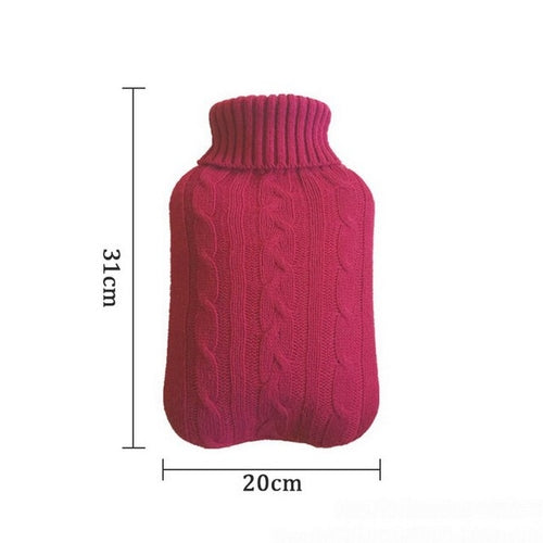 Load image into Gallery viewer, 2000ml Large Knitted Hot Water Bag Cover Warm Explosion-proof
