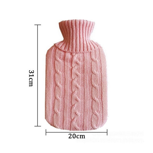 Load image into Gallery viewer, 2000ml Large Knitted Hot Water Bag Cover Warm Explosion-proof
