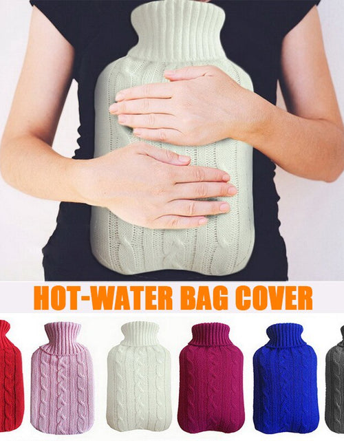 Load image into Gallery viewer, 2000ml Large Knitted Hot Water Bag Cover Warm Explosion-proof
