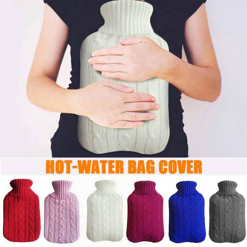 2000ml Large Knitted Hot Water Bag Cover Warm Explosion-proof