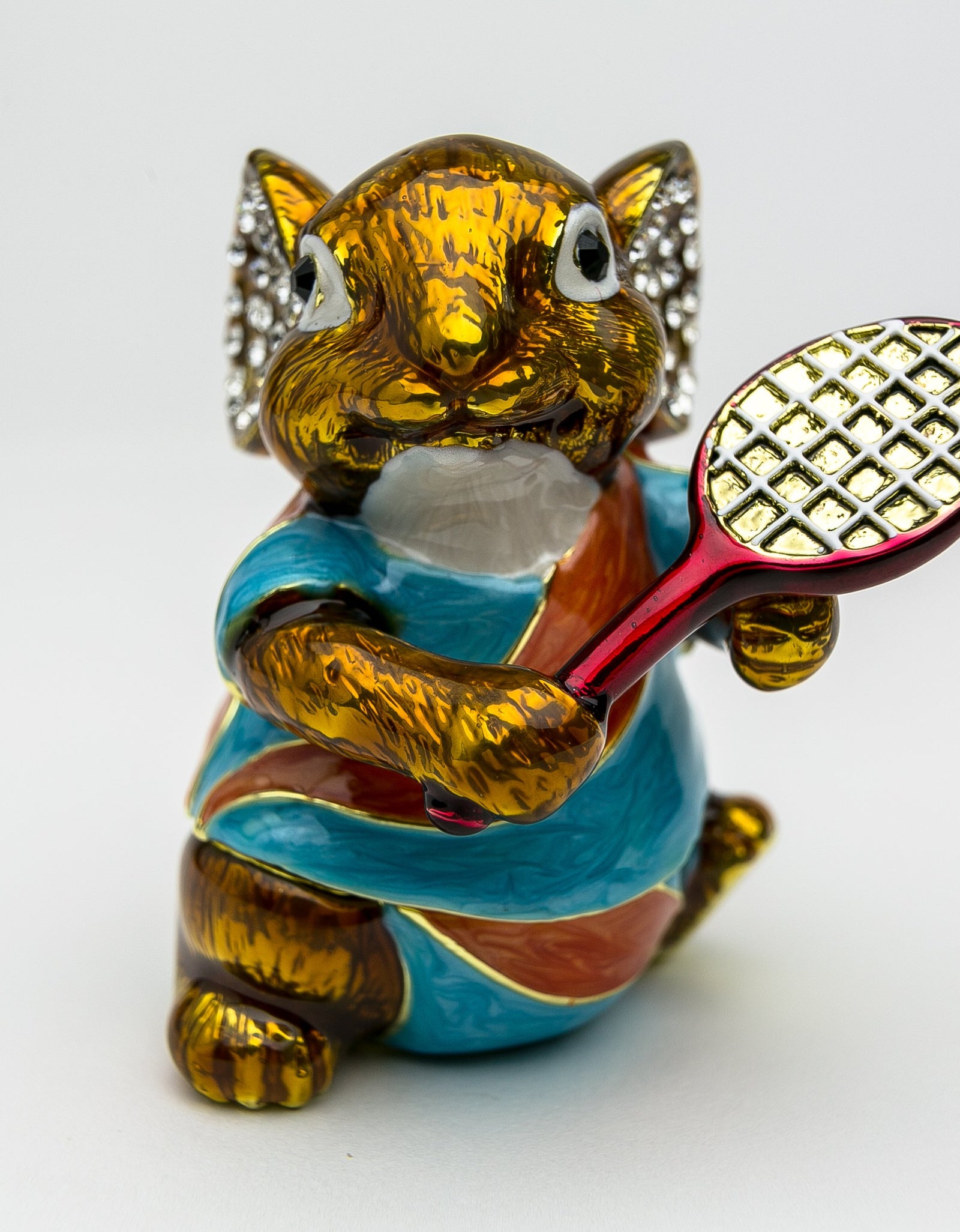 Mouse Playing Tennis