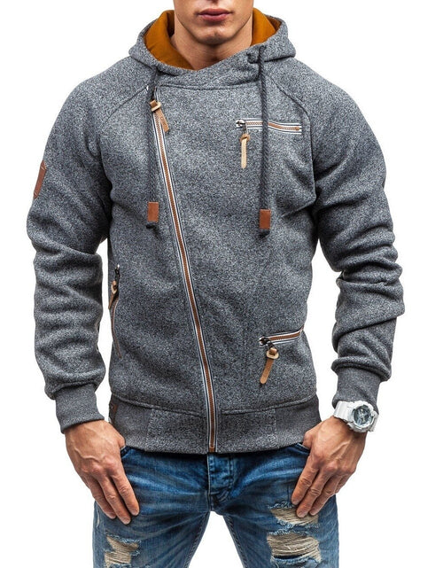 Load image into Gallery viewer, Zipper Cardigan Men Knit Jacket | Cardigan Sweater Jacket Men - 2023
