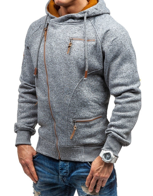 Load image into Gallery viewer, Zipper Cardigan Men Knit Jacket | Cardigan Sweater Jacket Men - 2023
