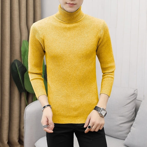 Load image into Gallery viewer, 2022 Autumn and Winter New Men&#39;s Turtleneck Sweater Male Korean
