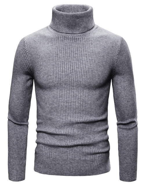 Load image into Gallery viewer, 2022 Autumn and Winter New Men&#39;s Turtleneck Sweater Male Korean
