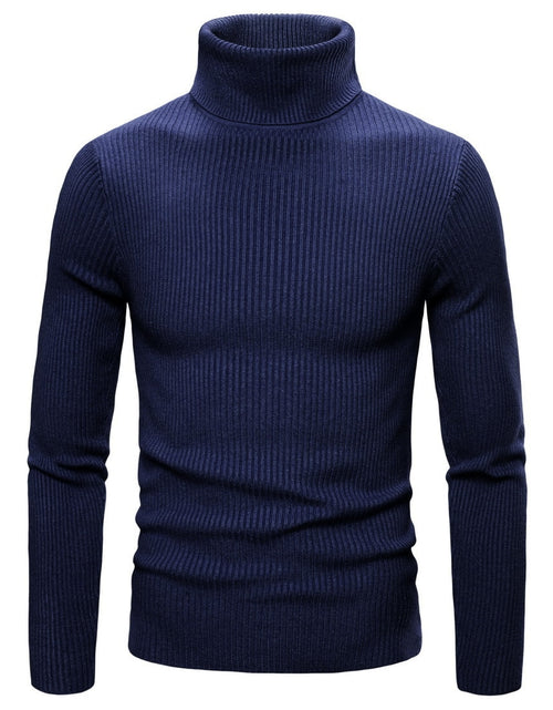 Load image into Gallery viewer, 2022 Autumn and Winter New Men&#39;s Turtleneck Sweater Male Korean
