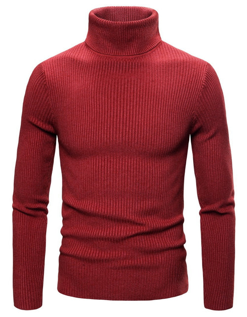 Load image into Gallery viewer, 2022 Autumn and Winter New Men&#39;s Turtleneck Sweater Male Korean
