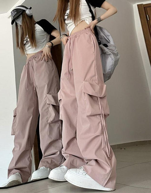 Load image into Gallery viewer, 2023 Autumn High Street Pants Women Harajuku Streetwear Baggy Wide Leg
