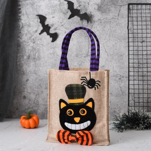 2023 Halloween Candy Bag Portable Pumpkin Bag Kindergarten Children