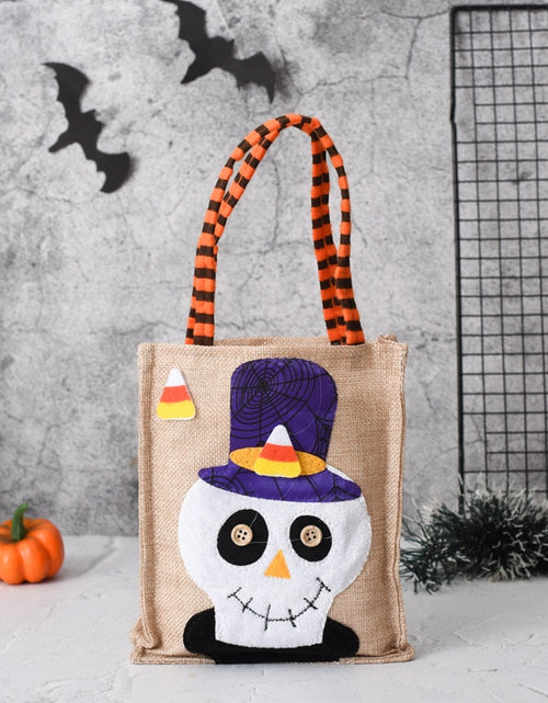 Load image into Gallery viewer, 2023 Halloween Candy Bag Portable Pumpkin Bag Kindergarten Children
