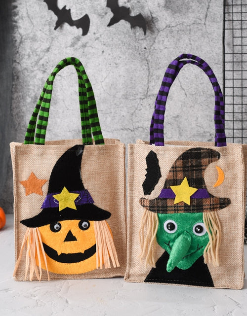 Load image into Gallery viewer, 2023 Halloween Candy Bag Portable Pumpkin Bag Kindergarten Children
