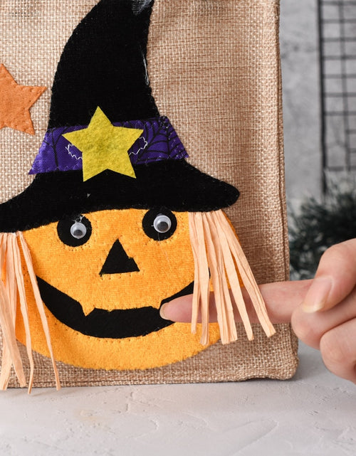 Load image into Gallery viewer, 2023 Halloween Candy Bag Portable Pumpkin Bag Kindergarten Children
