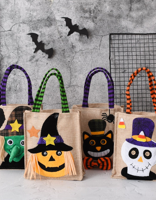 Load image into Gallery viewer, 2023 Halloween Candy Bag Portable Pumpkin Bag Kindergarten Children
