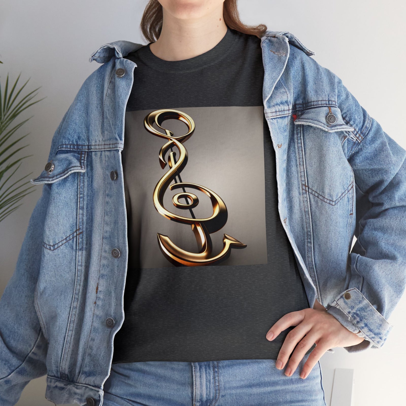 Treble Clef Unisex Heavy Cotton Tee