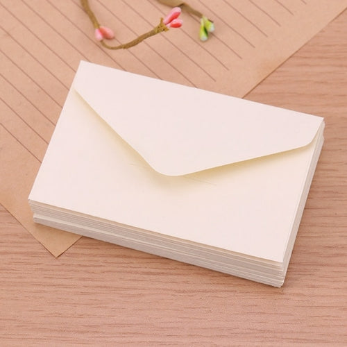 Load image into Gallery viewer, 20pcs Classical White Black Kraft Blank Mini Paper Window Envelopes
