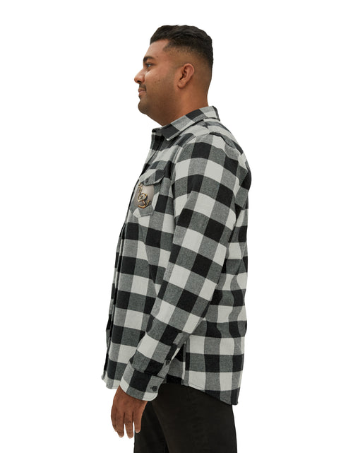 Load image into Gallery viewer, Treble Clef Val Unisex Flannel Shirt
