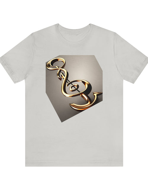 Load image into Gallery viewer, Treble Clef Unisex Jersey Short Sleeve Tee
