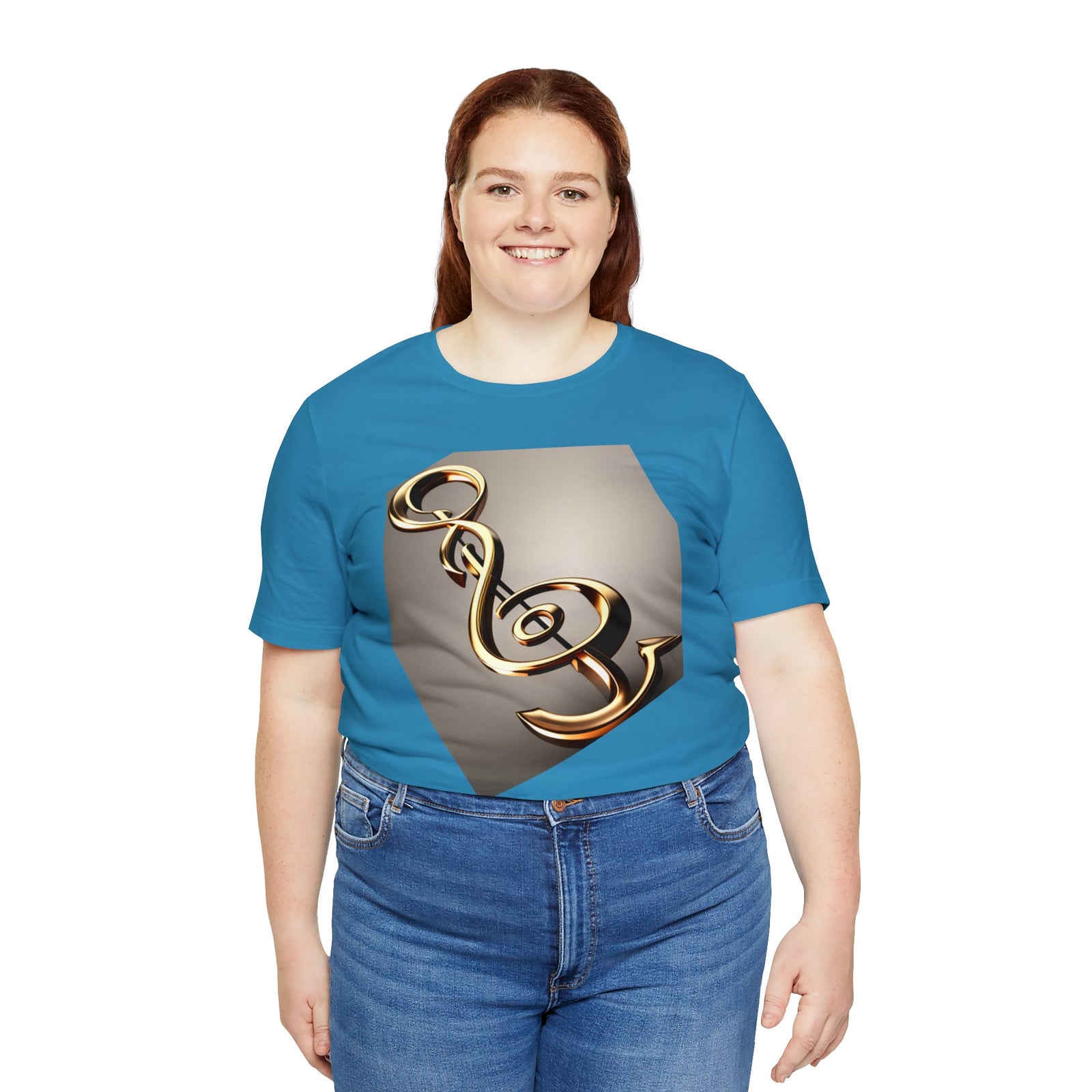 Treble Clef Unisex Jersey Short Sleeve Tee