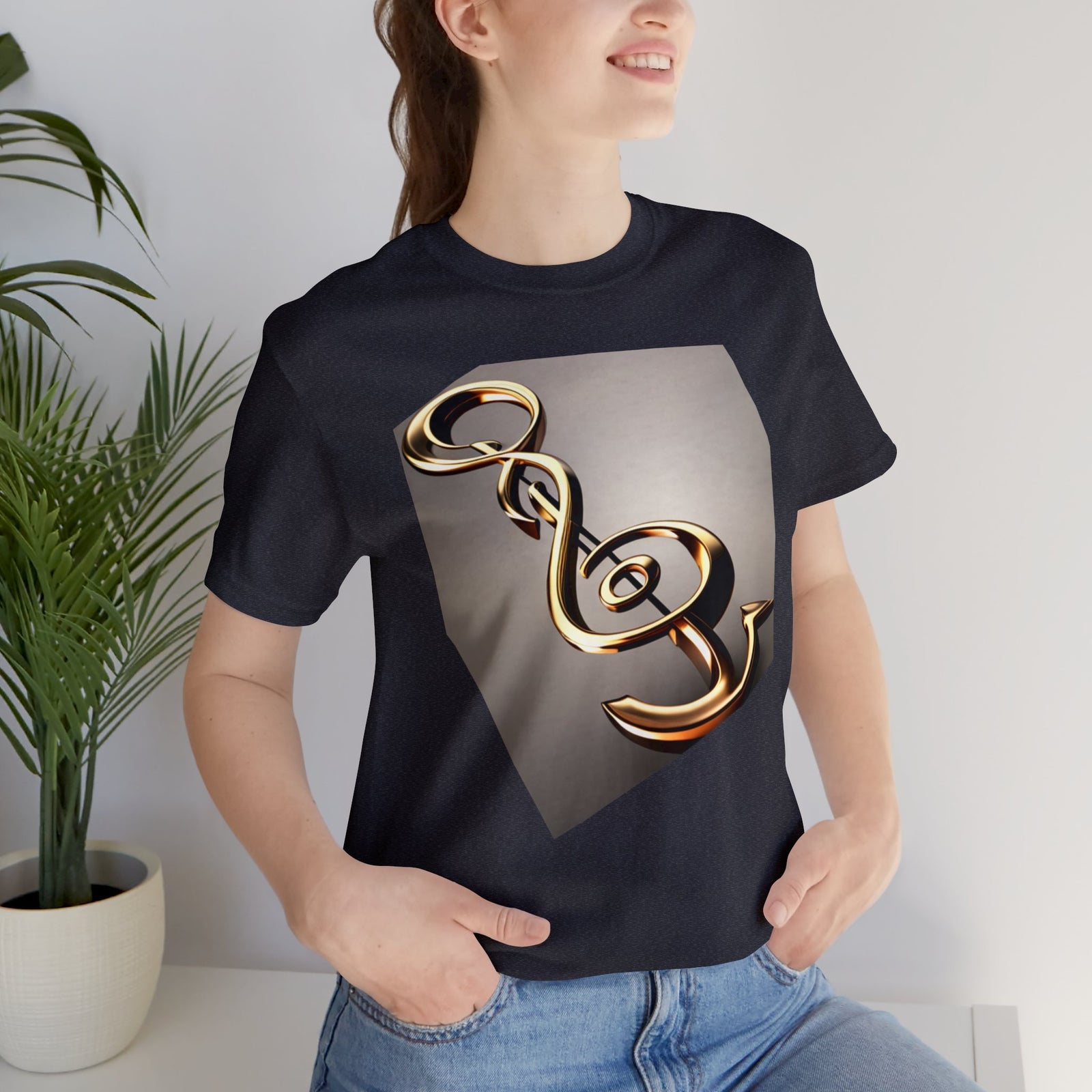 Treble Clef Unisex Jersey Short Sleeve Tee