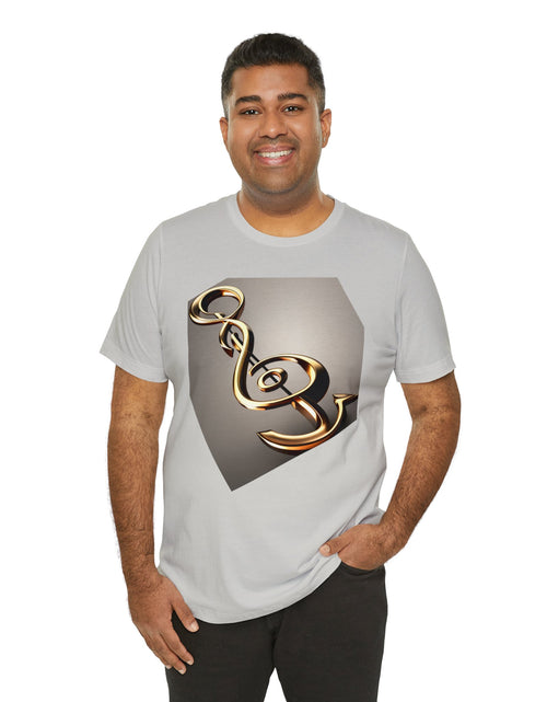 Load image into Gallery viewer, Treble Clef Unisex Jersey Short Sleeve Tee
