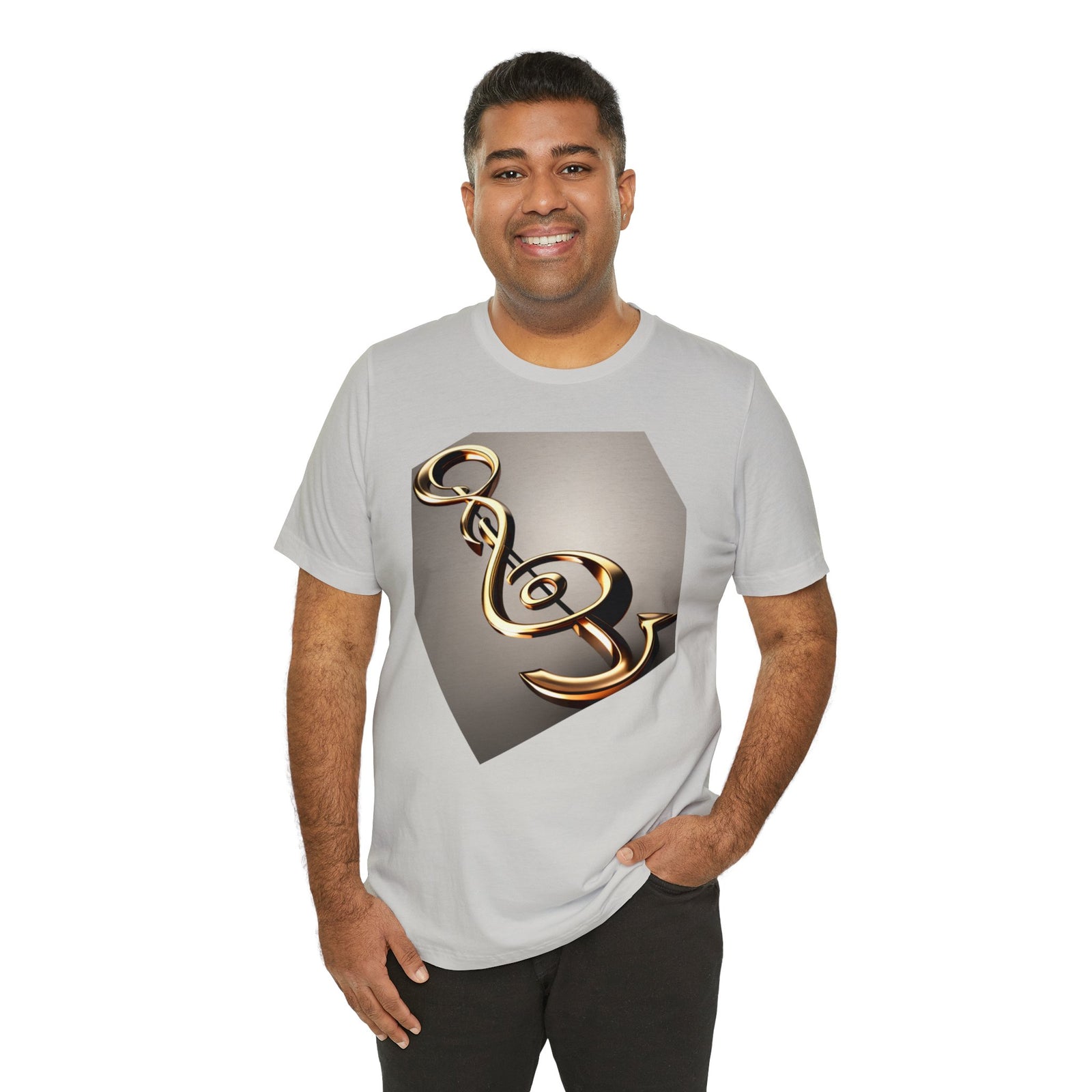 Treble Clef Unisex Jersey Short Sleeve Tee