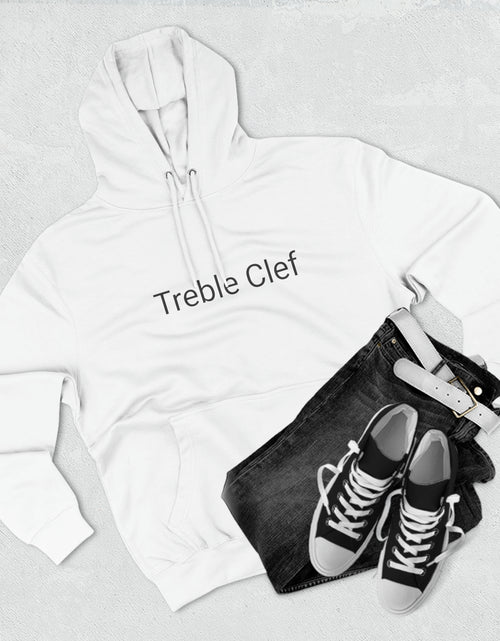 Load image into Gallery viewer, Treble Clef Unisex Premium Pullover Hoodie
