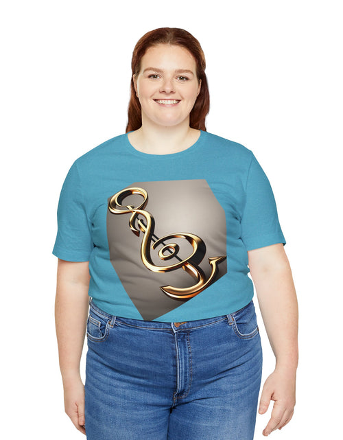 Load image into Gallery viewer, Treble Clef Unisex Jersey Short Sleeve Tee
