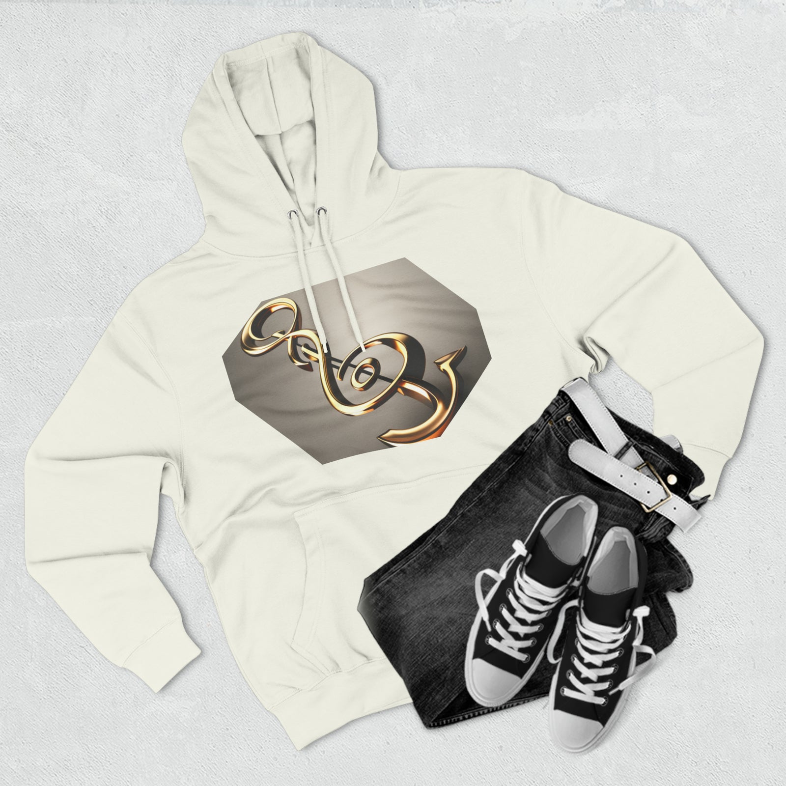 Treble Clef Unisex Premium Pullover Hoodie