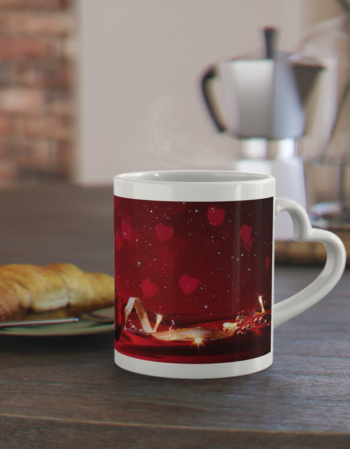 Load image into Gallery viewer, Valentine Heart-Shaped Mug
