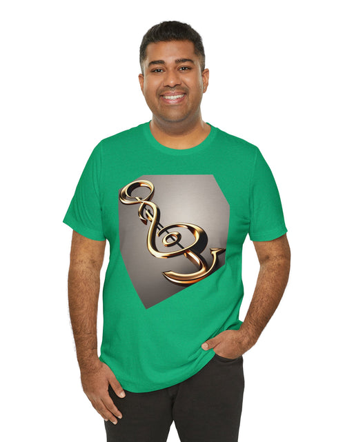 Load image into Gallery viewer, Treble Clef Unisex Jersey Short Sleeve Tee
