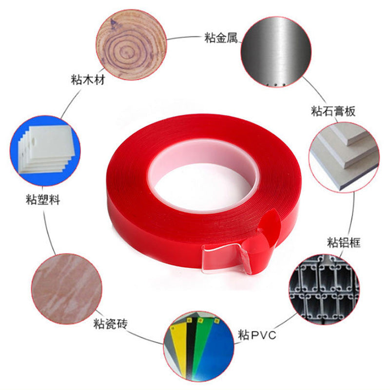 3/5/8/10/12/15/20/30/35mm Double Sided Adhesive Tape Acrylic