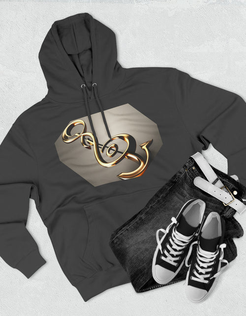 Load image into Gallery viewer, Treble Clef Unisex Premium Pullover Hoodie
