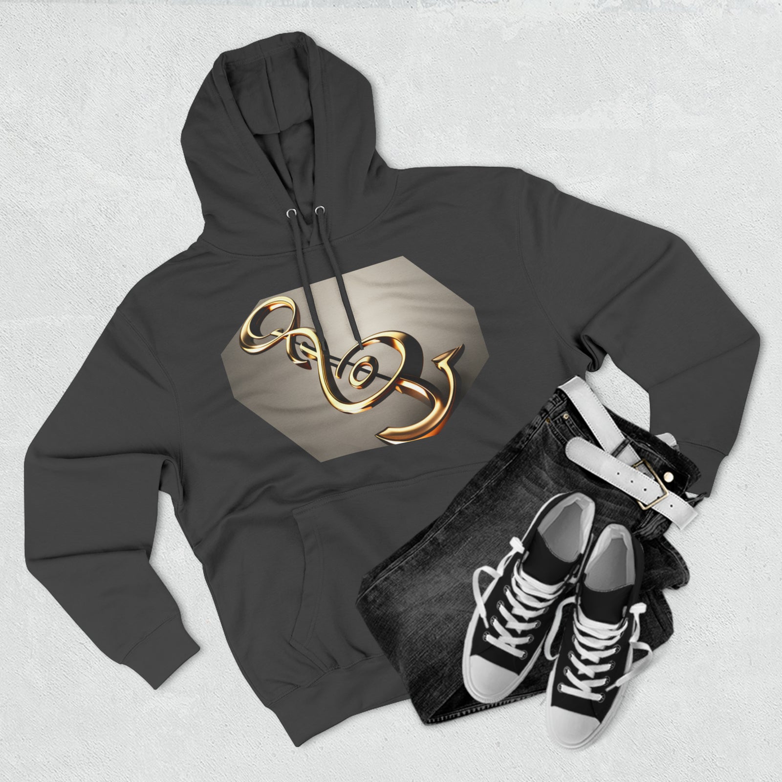 Treble Clef Unisex Premium Pullover Hoodie