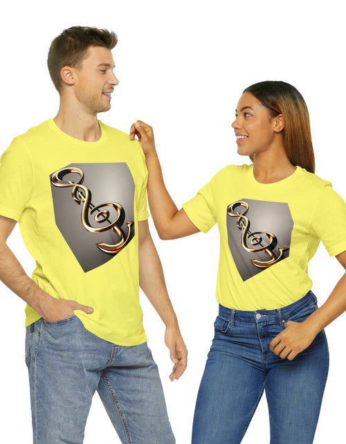 Load image into Gallery viewer, Treble Clef Unisex Jersey Short Sleeve Tee
