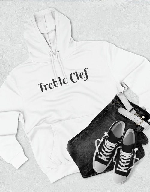 Load image into Gallery viewer, Treble Clef Unisex Premium Pullover Hoodie
