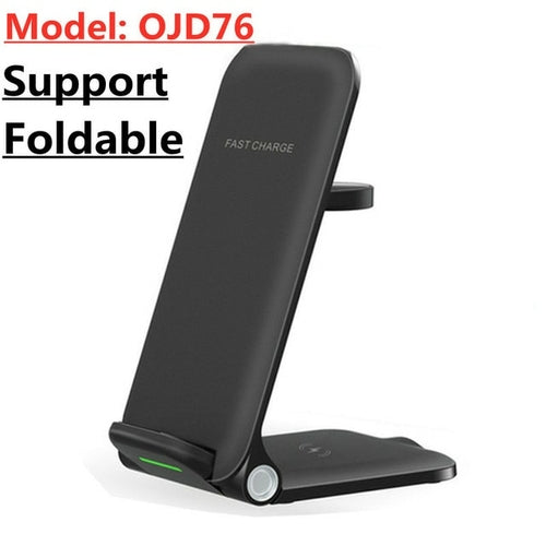 Load image into Gallery viewer, 30W 3 in 1 Wireless Charger Stand For Samsung S22 S21 S20 Ultra Galaxy
