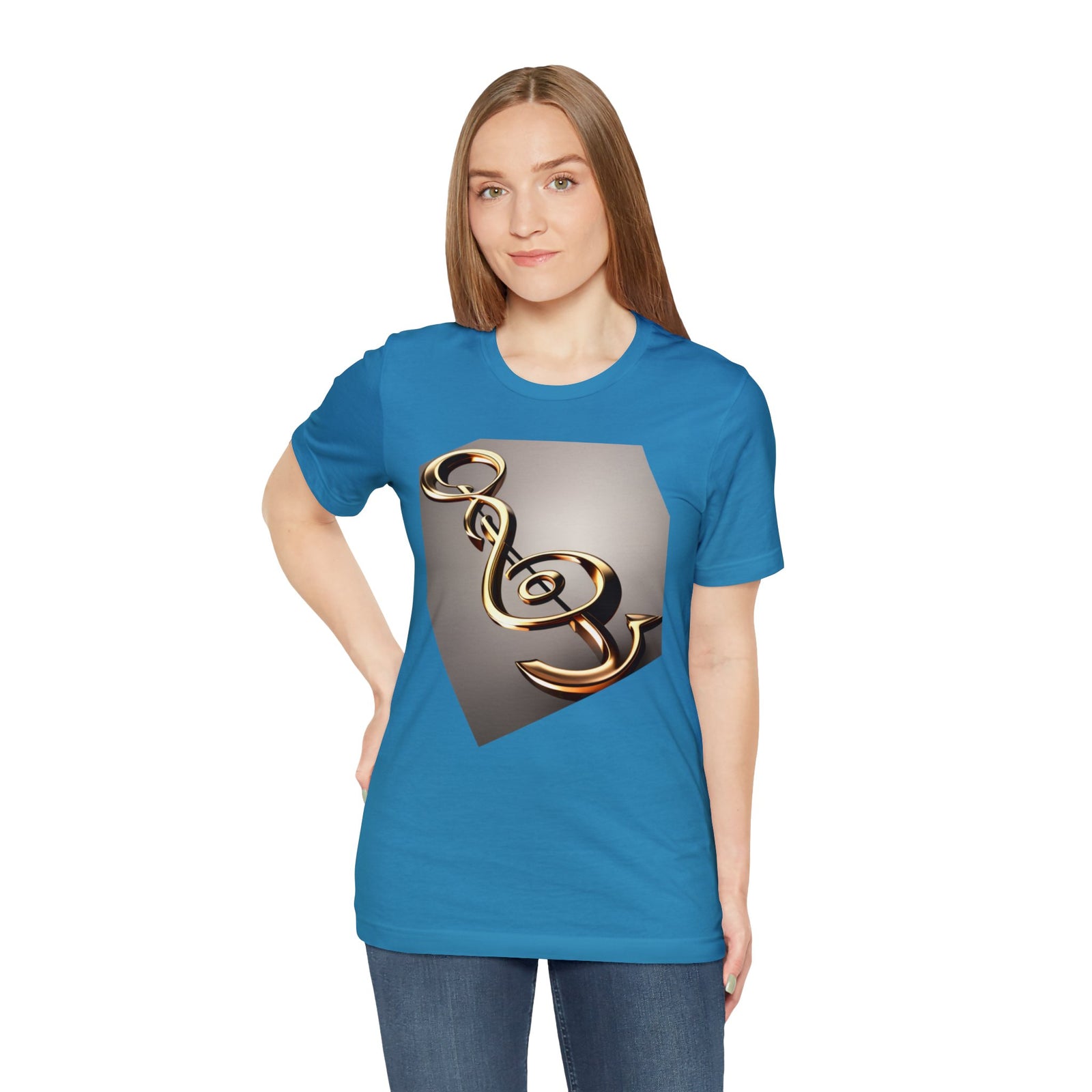 Treble Clef Unisex Jersey Short Sleeve Tee