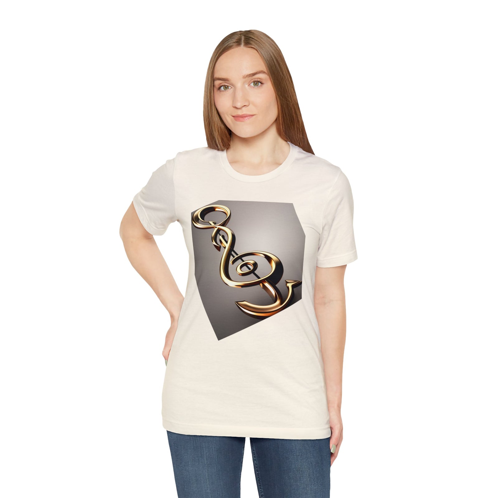 Treble Clef Unisex Jersey Short Sleeve Tee