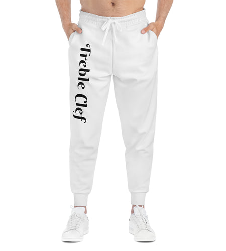 Treble Clef Athletic Joggers (AOP)