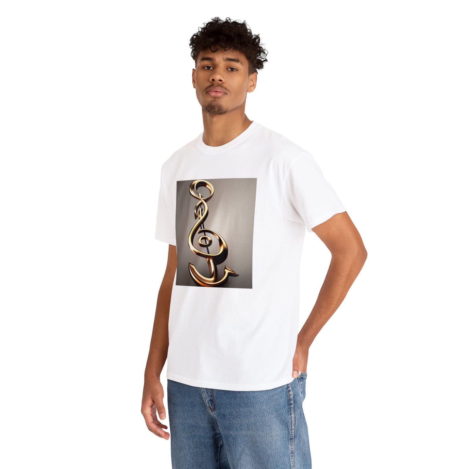 Treble Clef Unisex Heavy Cotton Tee