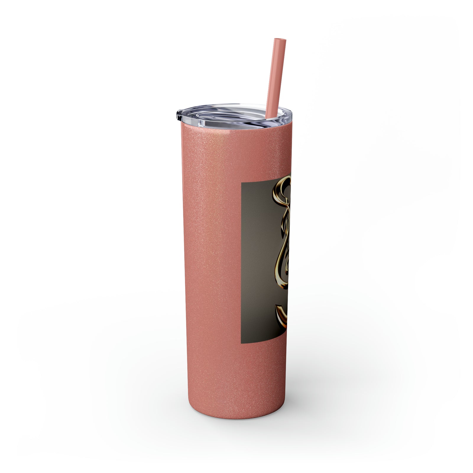 Treble Clef Skinny Tumbler with Straw, 20oz