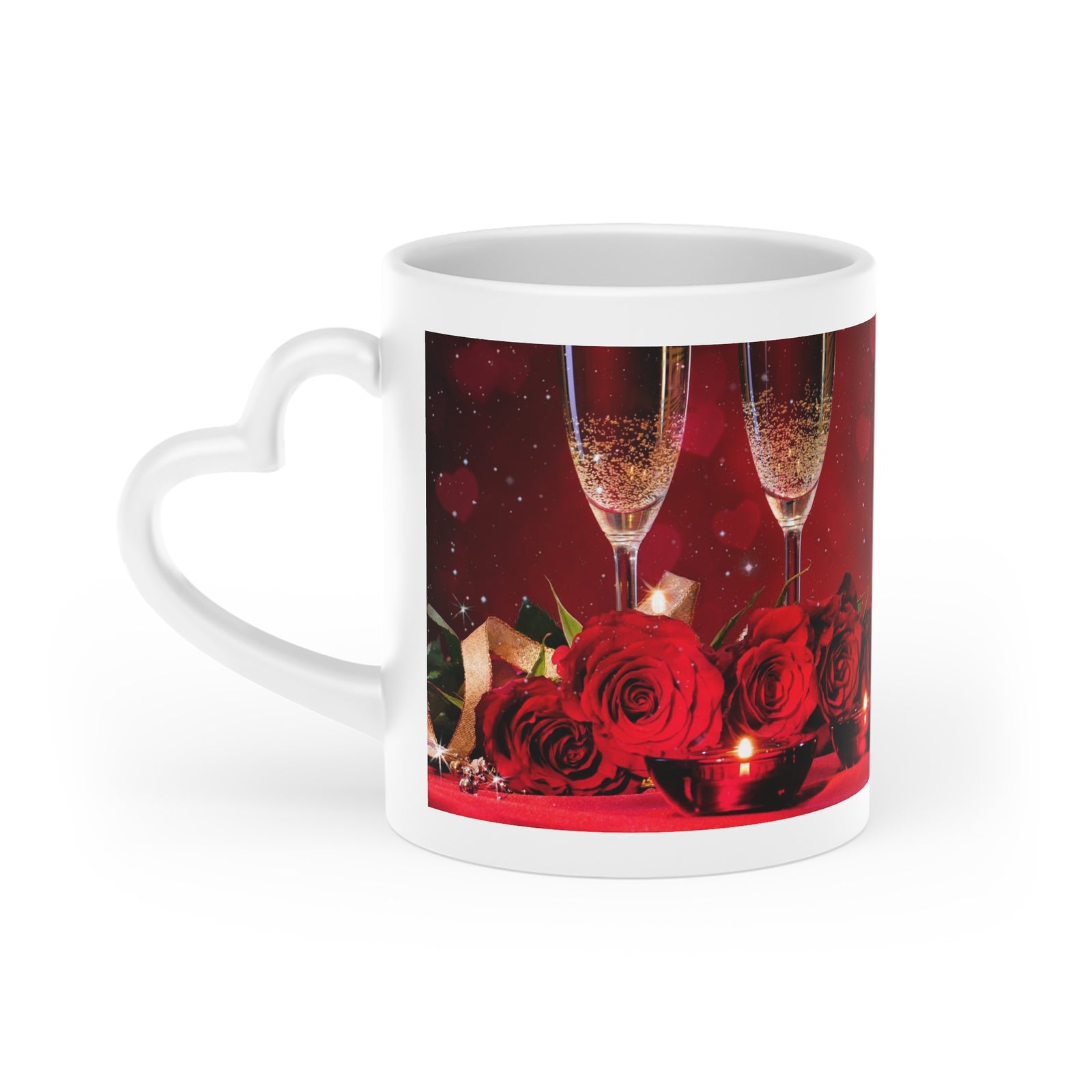 Valentine Heart-Shaped Mug