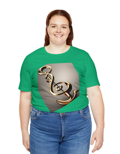 Load image into Gallery viewer, Treble Clef Unisex Jersey Short Sleeve Tee
