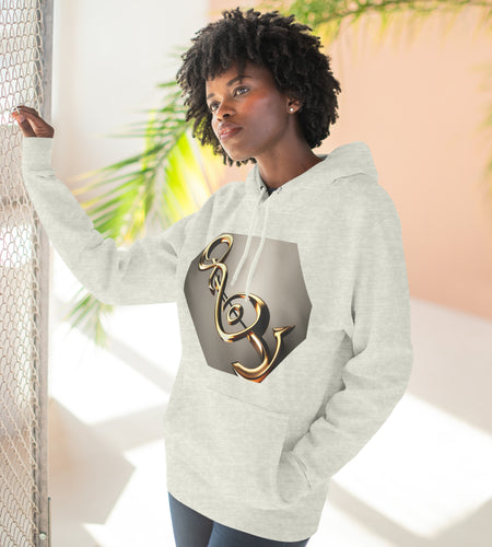 Treble Clef Unisex Premium Pullover Hoodie