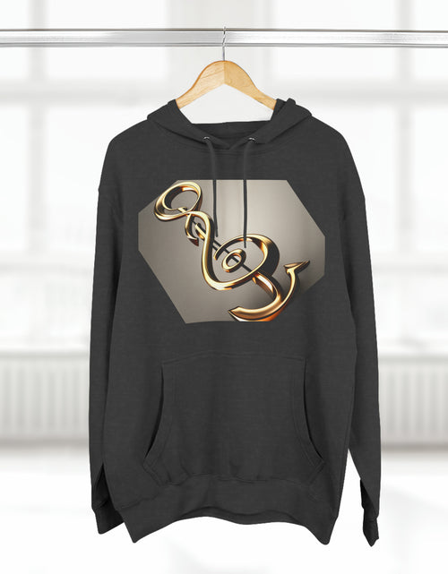 Load image into Gallery viewer, Treble Clef Unisex Premium Pullover Hoodie
