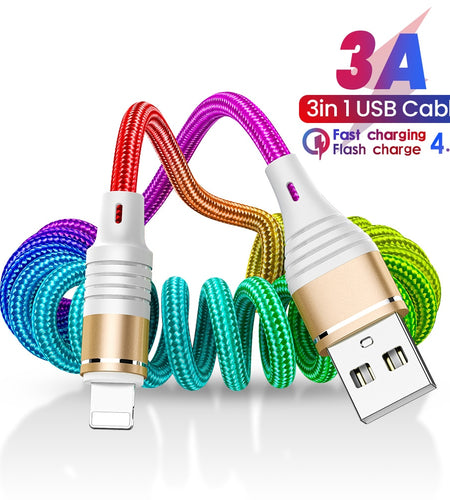 Retractable Cable Micro Usb Iphone | Cable Mobile Phone Charge