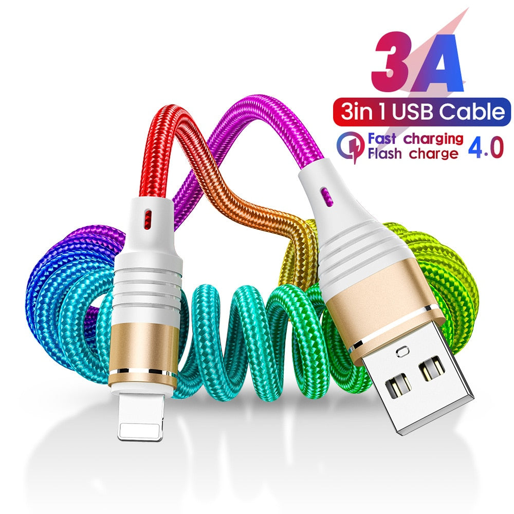 Retractable Cable Micro Usb Iphone | Cable Mobile Phone Charge