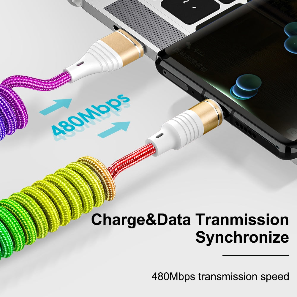 Retractable Cable Micro Usb Iphone | Cable Mobile Phone Charge