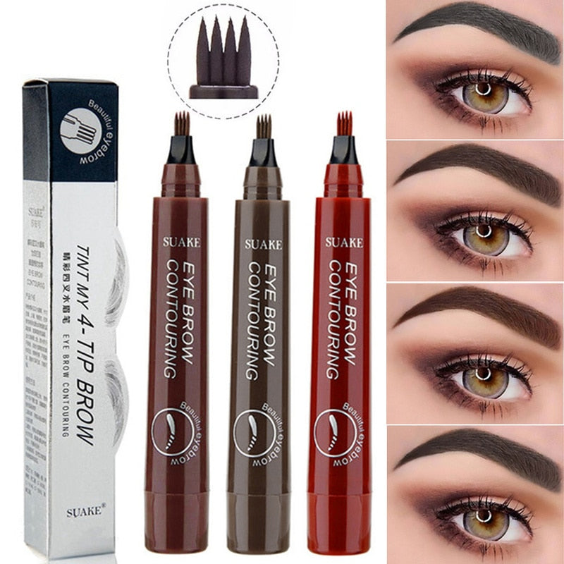 4 Point Eyebrow Pencil Maquillajes Para Mujer Waterproof Liquid